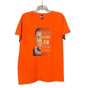 Women’s 2XL Gildan RBG Orange T-Shirt